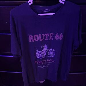SET Active Purple Route 66 Tee